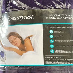 Beautyrest heated throw brand new